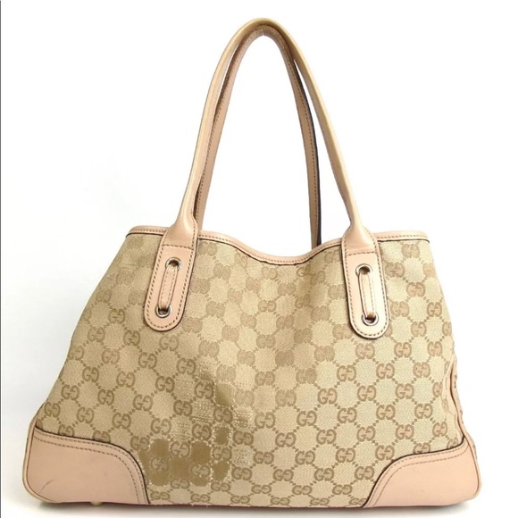 authentic GUCCI Princie GG canvas Tote Bag - Picture 2 of 8